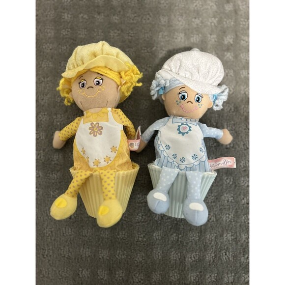 Little Miss Muffin Other - Vintage Little Miss Muffin Dolls Set Of Two Yellow/Blue